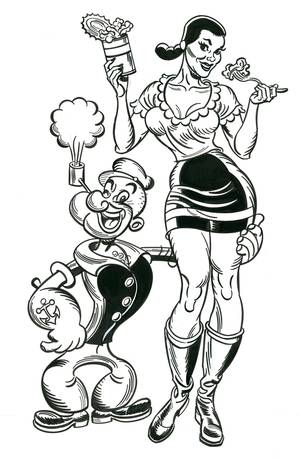 best popeye toons sex gifs - Cartoon Â· Sexy Popeye ...