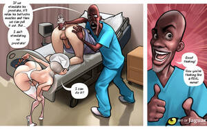 Doctor Prostate Cartoon Porn - Slutty nurse and a black doctor giving an - Cartoon Sex - Picture 1