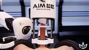 Animatronic Porn Cum - Cock teased, edged and made to cum by unfeeling AI robot POV Episode 2 |  xHamster