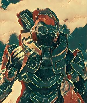 Halo 3 Flood Spore Porn - Master Chief - Arte digital - Adobe Illustrator â–«â—¾â¬›â—¾â–« Apague-me