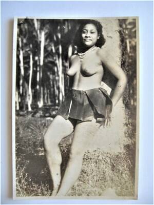 hawaiian topless - Hawaii Hawaiian Polynesian Samoan Photograph Topless Nude Woman Girl Model  1935 | eBay