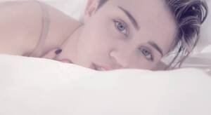 Miley Cyrus Fuck Tape - Miley Cyrus Gets Between the Sheets in â€œAdore Youâ€ Music Video - Slant  Magazine