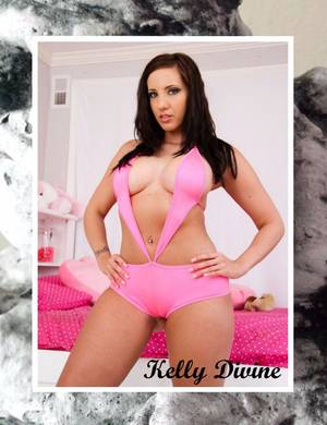 Kelly Porn Stars - #35 Kelly Divine Pink Lingerie Porn Star Locker Fridge Magnet 2.5\