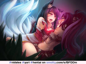 Lol Ahri Yuri Porn - Ahri charming Nidalee - League of Legends #yuri #hentai #lesbian #lol  #leagueoflegends #ahri #nidalee | smutty.com