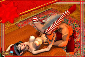 christmas 3d xxx toons - Joking with anime xxx hd Christmas elf