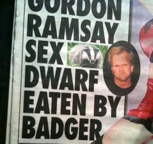 Midget Celebrity Porn - UURDON SEX DWAR EATEN BY BADGER