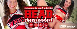 Head Cheerleader Porn - Elena Works Hard To Become The Head Cheerleader - VR Porn Video - VRPorn.com