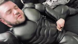 Muscle Latex Porn - Bear Jerks off in Muscle Suit - 1 - ThisVid.com