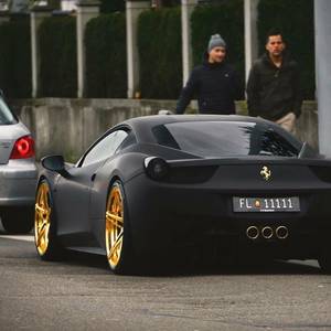 Ferrari Ebony Porn - This matte black Ferrari 458 is the best car I have ever seen .