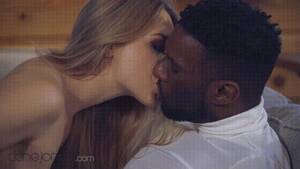 blonde interracial kiss - Blonde Interracial Kissing Porn Gif | Pornhub.com