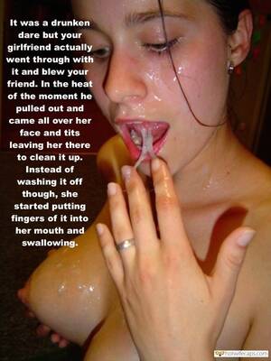 extreme cumshot captions - Cuckold Cleanup, Cum Slut, Friends Hotwife Caption â„–13746: She likes my  friend because he can load huge amount of cum