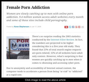 I Am Addicted To Porn - I am a recovering porn addict. I am also a 25 year old woman. You might  think that someone in my position would be uncommon, ...