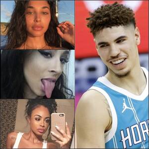 Bieber Porn Ana - Watch LaMelo Ball Shoot His Shot At Chantel Jeffries While Ana Montana and  Teanna Trump Fight Over Him - BlackSportsOnline