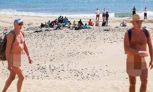 naked beach interracial - Ebola scare on Canary Island nudist beach after Sierre Leone migrants  arrive | Daily Mail Online