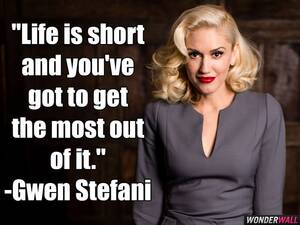 Gwen Stefani Celebrity Porn - Gwen Stefani quote | Celebration quotes, Gwen stefani, Gwen stefani and  blake