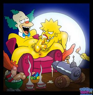 Clown Blowjob - Krusty the Clown Fucks Marge and Gets a Blowjob from Lisa!