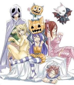 Fairy Tail Erza Butt Porn - animal ears breasts butt crack cat ears charle (fairy tail) erza scarlet fairy  tail feet gray fullbuster halloween happy (fairy tail) kodansha large  breasts ...