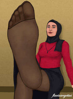 hosed feet - Hijab Foot Fetish - Saliha's nylon feet worship by flaviusvegetius on  DeviantArt