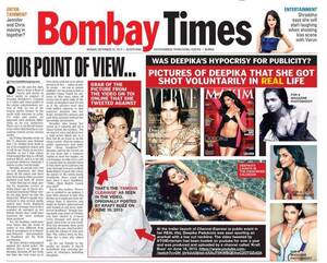 indian actress rekha pussy fucked - How Times Of India Told Deepika Padukone That She Was â€œAsking For Itâ€