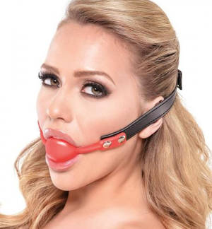 Ball Gag Fetish - Fetish Fantasy Silicone Ball Gag Red O/S