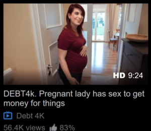 Exploited Pregnant - How can Pornhub take exploiting desperate women for sex to the next level?  Make them pregnant! This is up there with the 'exploited homeless teen  virgin' plotline from 'Pure Taboo' for vileness.