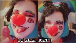 Clown Getting Blowjob - B/G Clown Blowjob Video | APClips.com