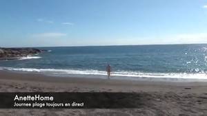 nude beach 69 - Nudist wife masturbating at the beach