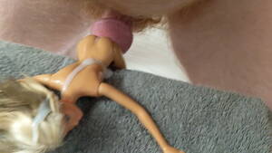 Barbie Doll Cum - Cum on Bare Barbie Butt | xHamster