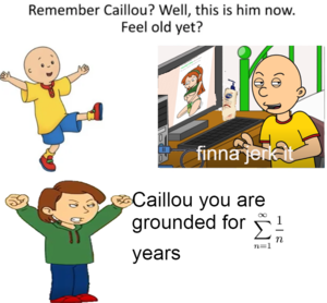 Caillou Mother Porn Cum Shot - Caillou gets grounded : r/ComedyNecrophilia