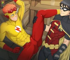 Flash Gay Porn - Kid flash x Robin | Gayfus - Gay Sex and Porn Comics