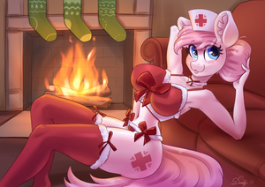 Mlp Nurse Redheart Porn - 129273 - safe, artist:dandy, nurse redheart (mlp), earth pony, equine,  fictional species, mammal, pony, anthro, friendship is magic, hasbro, my  little pony, 2021, anthrofied, big breasts, bikini, breasts, christmas,  clothes, ears, eyelashes,