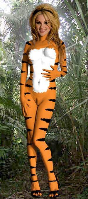 naked girls painted on clothes - Body paint Tiger 2 by Drunken-Phlebotomist on deviantART