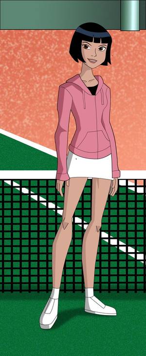 Julie Yamamoto Porn - Julie Yamamoto on Tennis Court