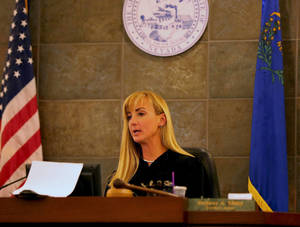 Kidnapped Schoolgirl Porn - Judge Stefany A. Miller reads the jury instructions before closing  statements at the Regional Justice