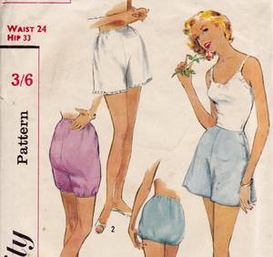 French Knicker Vintage 1960s Porn - Vintage 1960s Lingerie pattern Panties & by allthepreciousthings, $16.00