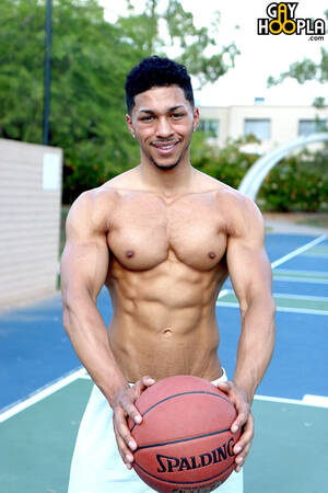 Gay Stud Sex Wallpaper - Sexy black muscle stud Andre Temple is Gay Hoopla's newest basketball all  star â€“ Dirty Boy Reviews