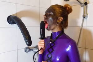 Dildo Gagged - Kathy Thomson Purple Gagged Part 2, Dildo Gag at General - Download or  watch online Bondage Video | bondage-me.cc