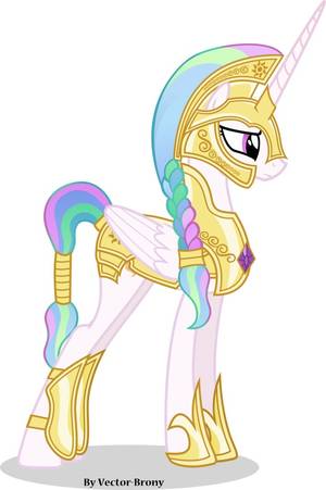 El Loko Mlp Celestia Porn - Princess Celestia going to war with helmet by Vector-Brony on deviantART