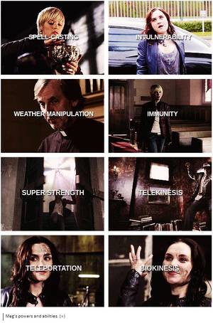 Meg Supernatural Nicki Aycox - Meg's powers and abilities [gifset]