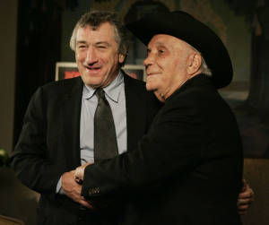 Jake Lamotta Porn - 27, 2005, file photo, Robert DeNiro, left, and boxer Jake LaMotta stand for  photographers before watching a 25th anniversary screening of the movie  â€œRaging ...