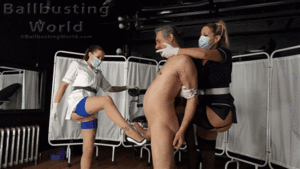 castration femdom caning - BallbustingWorld - Cruel Nurses' Castration Clinic - Medical Femdom | Hot  Femdom