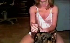 Guy Licking Pussy German Shepherd - Amateur blonde pleases German Shepherd with amazing blowjob