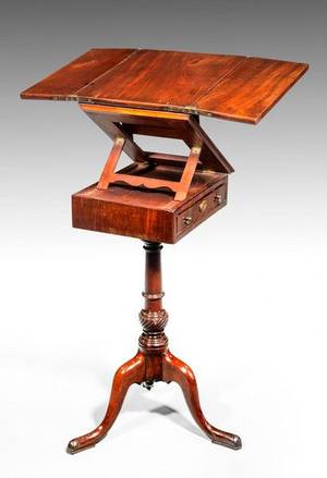 Georgian Vintage Porn - George III Period Mahogany Reading and Writing Table (c. 1765 to c.