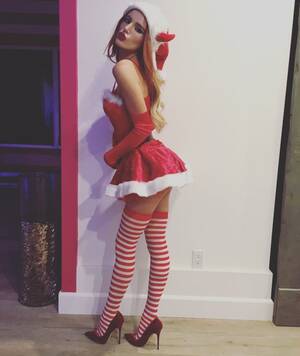 Bella Thorne Stockings Porn - Sexy Celebrity Holiday Outfit Photos: Looks, Pictures