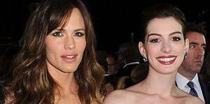 Jennifer Garner Lesbian Porn - Anne Hathaway Jennifer Garner is a Good Kisser