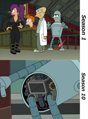 Futurama Bender Porn - Futurama] Bender is still able to shit bricks, even after 10 seasons :  r/continuityporn