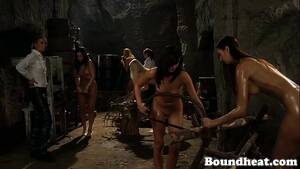 naked lesbians slave - Naked And Busty Lesbian Slaves Working Hard - XVIDEOS.COM