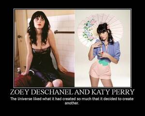 Katy Perry Fucking Zooey Deschanel - Ctrl C + Ctrl V : r/pics