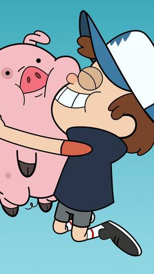 Gravity Falls Mabel And Waddles - Not-So-Awkward Sibling Hug by MF99K.deviantart.com on @deviantART | Gravity  Falls | Pinterest | Siblings, Awkward and Hug