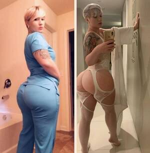 huge ass tits nurse - Nurse with a big ass